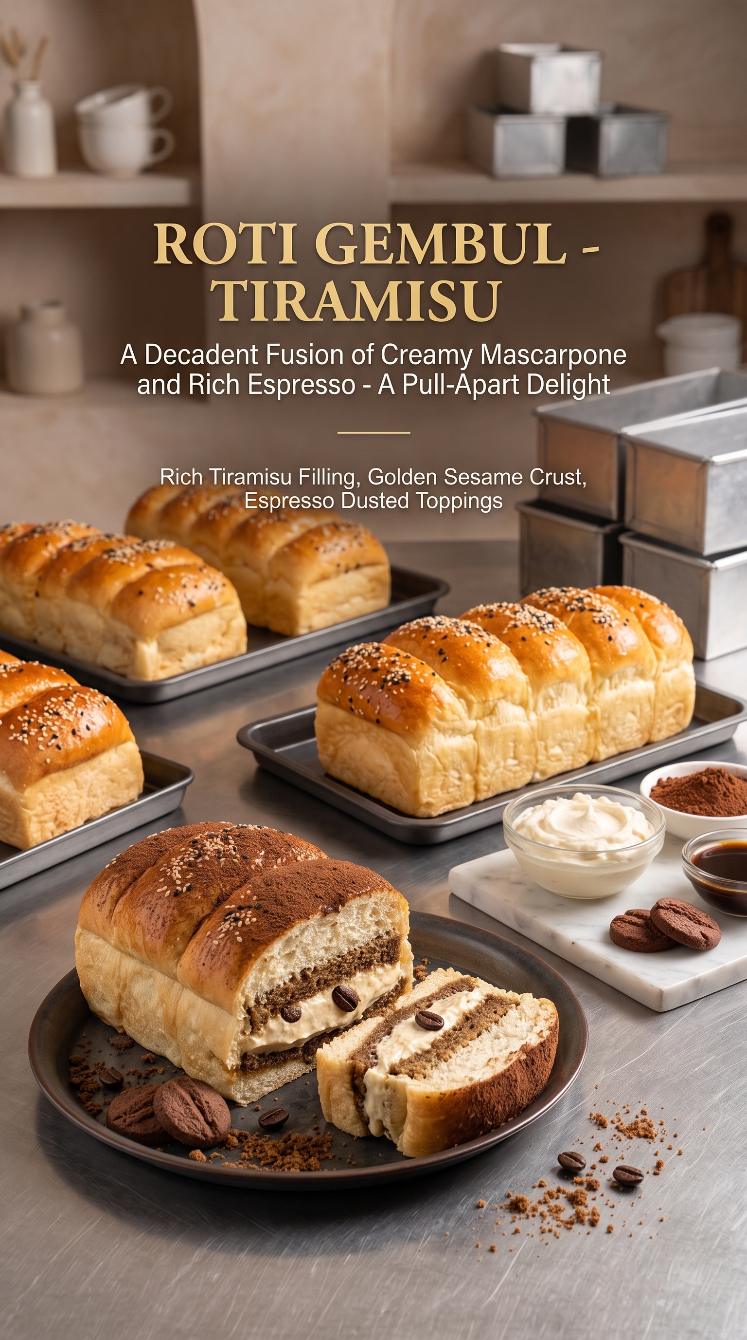 Roti Gembul - Tiramisu